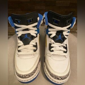 (EUC) JORDAN SPIZ’IKE GS”BLUE SPORT” GRADE SCHOOL 5Y W 6.5 (EXCELLENT CONDITION)